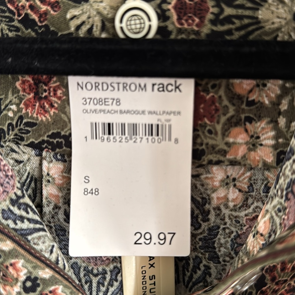 Max studio split button neck collared top - Picture 5 of 5